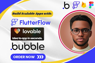build restaurant custom fashion loveable ai flutterflow bubble app development