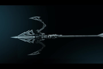 put your logo or text on the arrow intro video create
