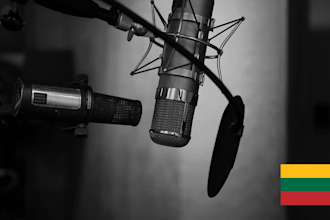 voice over your text in lithuanian