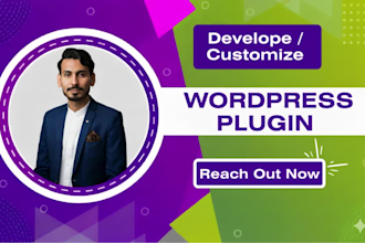 develop custom wordpress plugin wordpress plugin developer