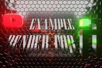 do thumbnails or inother 3drender at your request