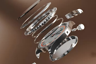 do 3d watch design 3d watch animation 3d jewelry animation 3d product animation