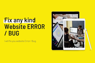 fix error in your website