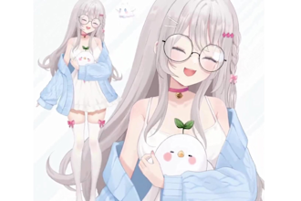 draw and rig live 2d model live2d vtuber model 3d vtuber vtuber commission