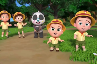 create colorful animation for kids with fun educational content to make money