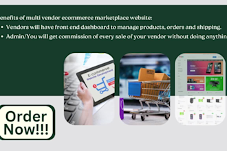 develop multi vendor website and wordpress ecommerce store