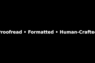 write, proofread and format your adventure story, short story, ebook without ai