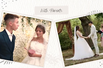 edit videos into cinematic wedding highlights and films