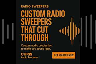 create radio imaging and sweepers for fm and online stations