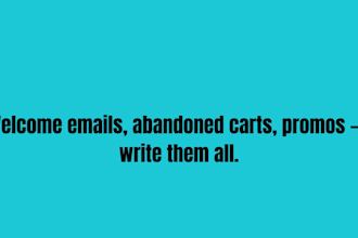 write persuasive sales emails and abandoned cart copy