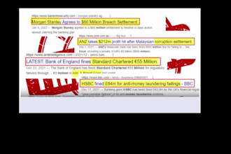 do kyc, company research, director research and due diligence
