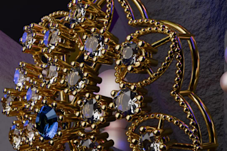 jewelry animation video expert, 3d product visualization