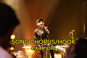 write and sing a chorus for your rock,punk song