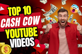 create best youtube cash cow videos and faceless cash cow videos