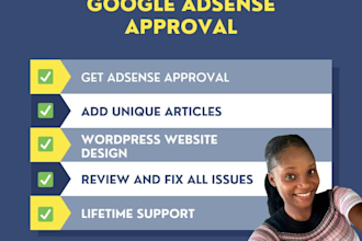 for a google adsense approval for a niche website adsense approval problem