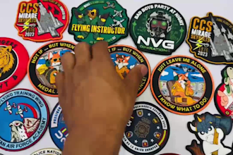 make custom pvc rubber logo patches  and embroidery  patches in cheap price