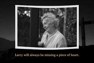 create a heart touching memorial or funeral photo slideshow tribute
