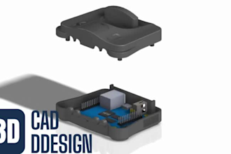 design 3d cad model 3d enclosure product desig case design ready for 3d printing