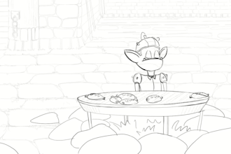 2d traditional animation frame by frame line art pencil sketch hand drawn video