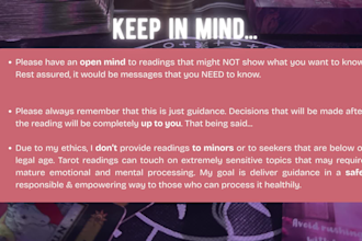 give you 2 to 3 paragraph honest tarot readings per question