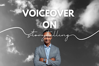 create a voiceover on a kid storytelling