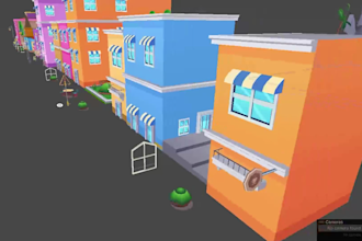 design 3d game environments in unity or unreal engine