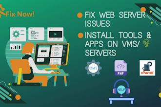 fix vms,cpanel,plesk wordpress,godaddy,vps,ssl,migration,dns,php issues
