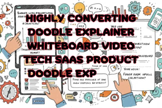 doodle explainer videos saas doodle videos tech product doodle tech saas product