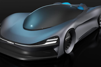 3d model a perfect car design and make realistic renders
