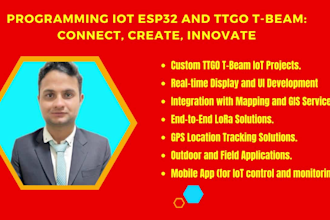 do iot esp32, ttgo t beam and lora programming and projects mit app and bylnk