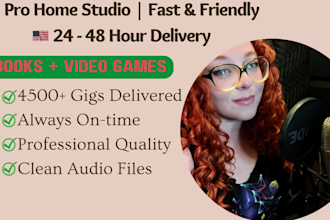 voice your books, video games and trailers