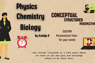 be your tutor for biology and chemistry by medical student