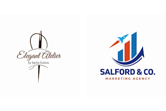 design minimalist text, signature, or wordmark logo for your brand