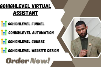 be your gohighlevel VA for ghl funnels, ghl automation, and ghl course setup