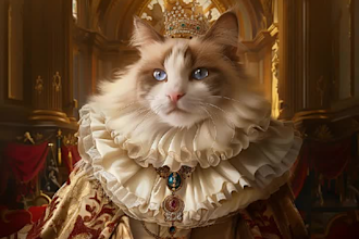 do ai photos to customize pet photography portrait by your pet