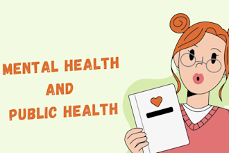 create technical articles in mental health and public health