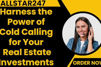 provide USA cold calling for real estate investors