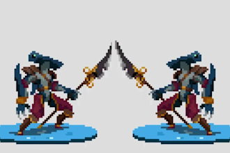 draw 2d sprite sheet pixel game art pixel animation retro pixel art pixel nsfw