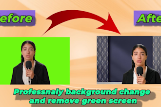 do green screen remove and rotoscoping reels and long videos