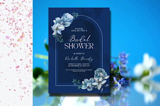make printable or digital invitations in just 5 hours