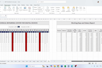 do excel data entry payroll system, excel automaton