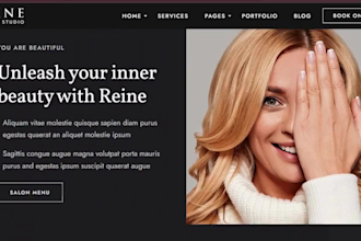 design modern beauty salon website spa vagaro vacation with online booking