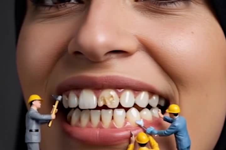 make 8k ai cgi art ai generated medical video medical animation  ai teeth video