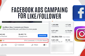 setup your facebook ads for get more like or followers