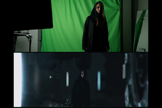 remove green screen music video, music video visual effects in after effects vfx