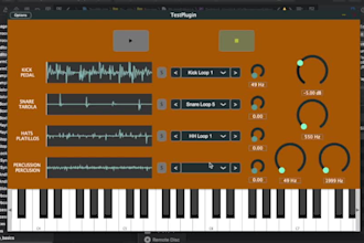 develop the audio plugin you request