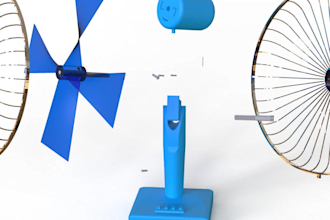 do 3d exploded view assembly animation in full HD