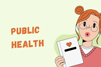 write professional technical articles in public health and healthcare