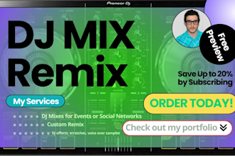 create a dj mix or remix