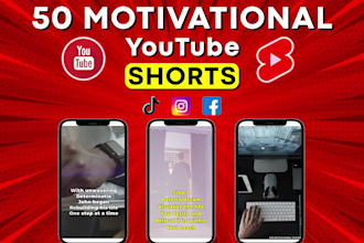 create awesome motivational videos for youtube shorts